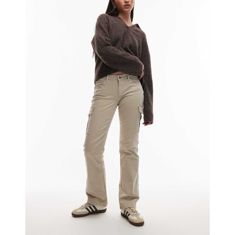 Abrand Jeans 99 low rise bootcut jeans in natural stone-Grey 110619938