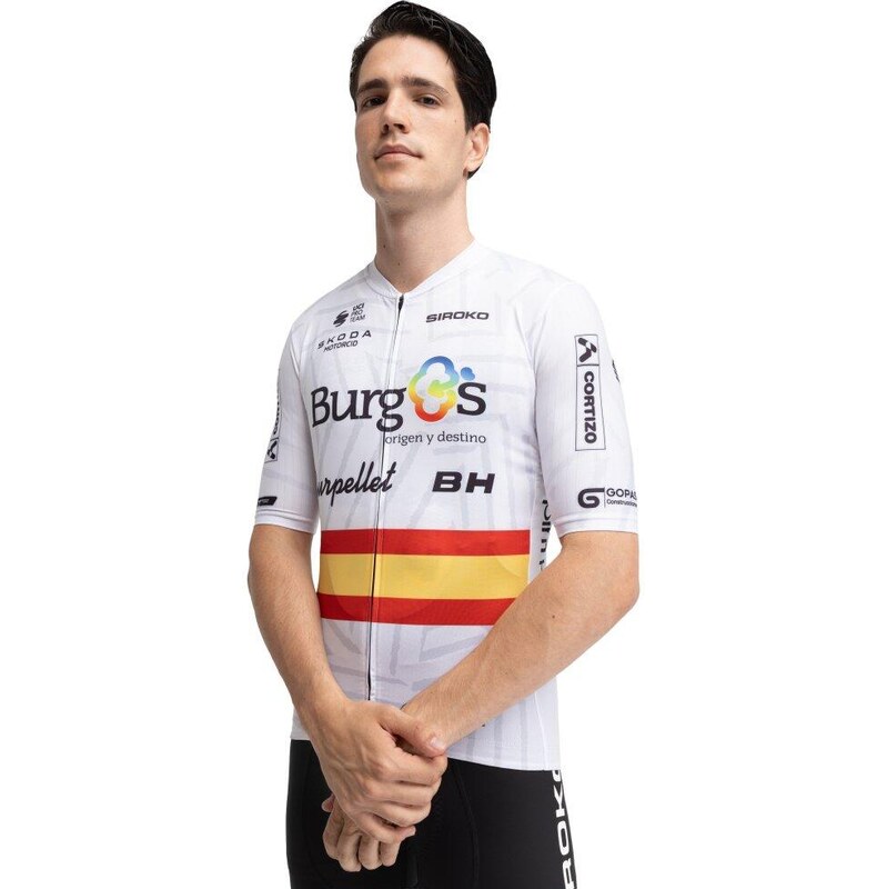 SIROKO Pánský cyklistický dres s krátkým rukávem burgos burpellet bh x 110619792