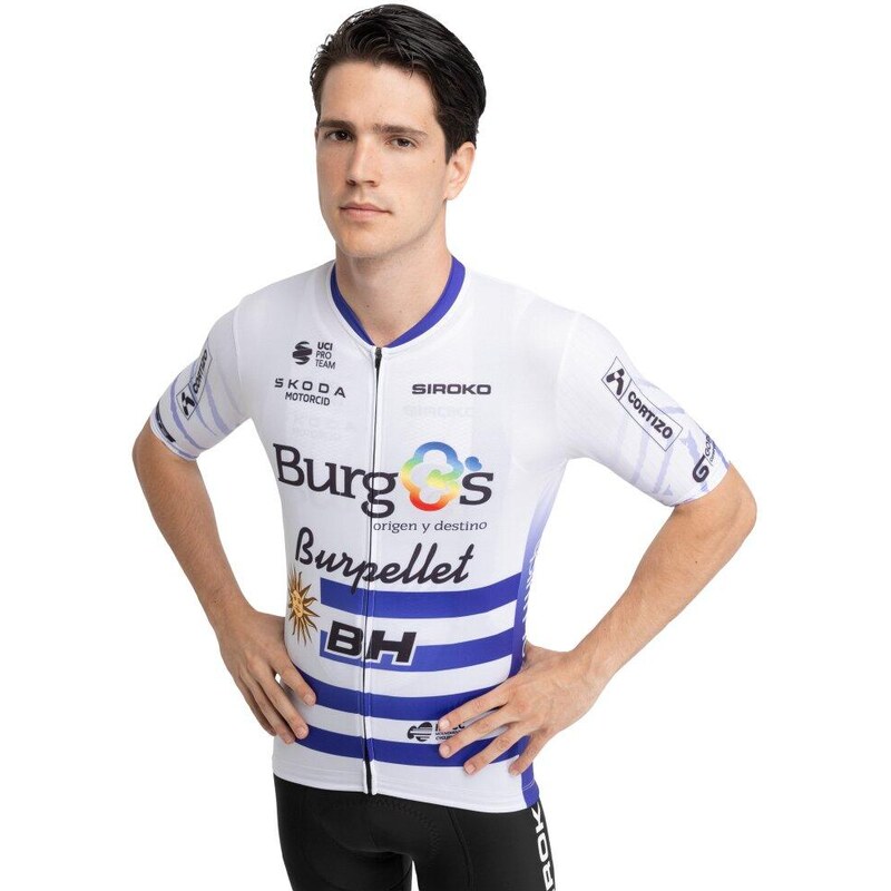 SIROKO Pánský cyklistický dres s krátkým rukávem burgos