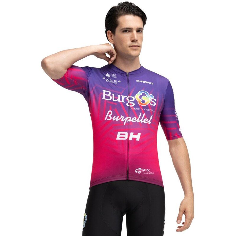 SIROKO Pánský cyklistický dres s krátkým rukávem burgos burpellet bh x 115389180