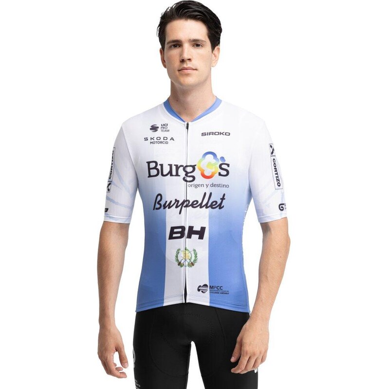 SIROKO Pánský cyklistický dres s krátkým rukávem burgos burpellet bh x 110619860