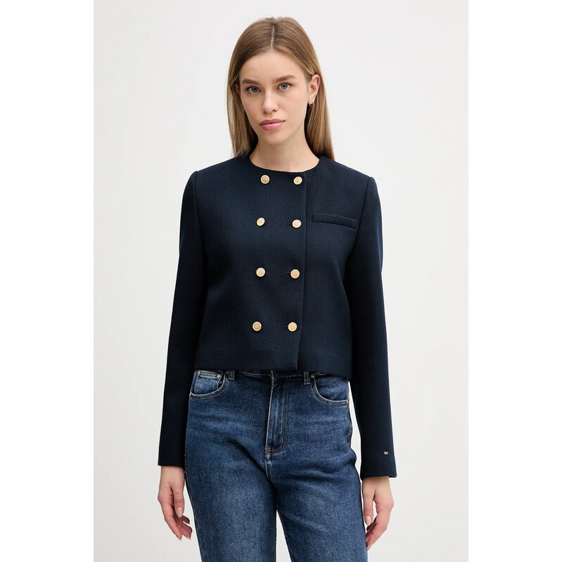 Tommy Hilfiger Bunda s příměsí vlny Tommy Hilfiger