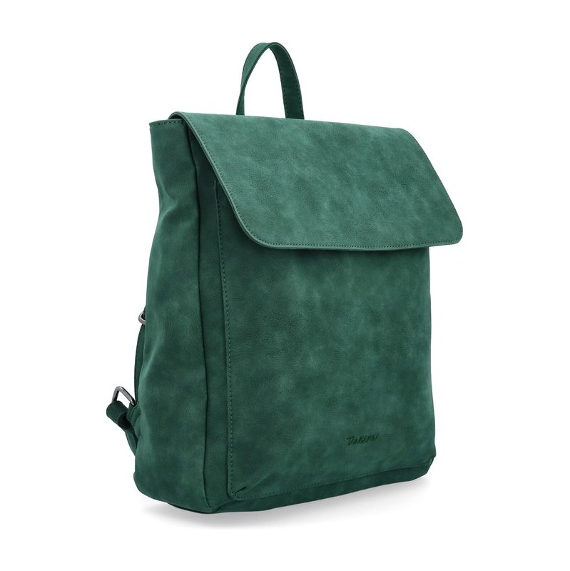 Elegantní batoh s klopou Famito 1114 TZE zelená 110632812