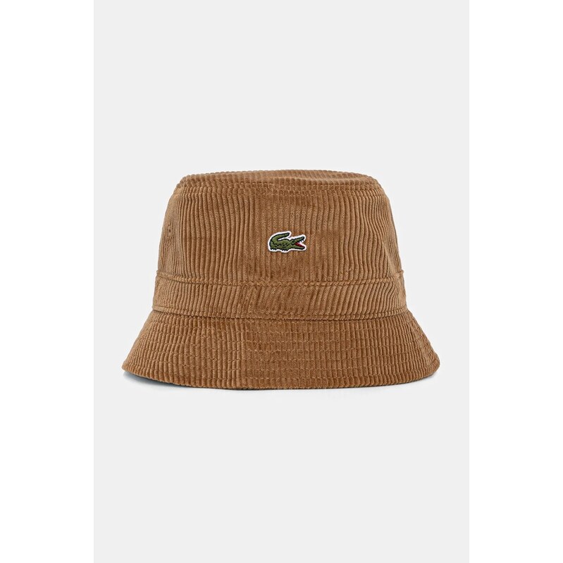 Lacoste Manšestrový klobouk Lacoste