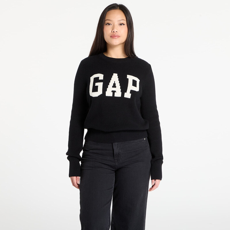 Svetr GAP Logo Sweater Black XS