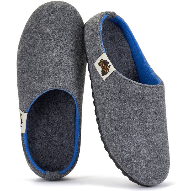 Gumbies Bačkory Outback Grey & Blue