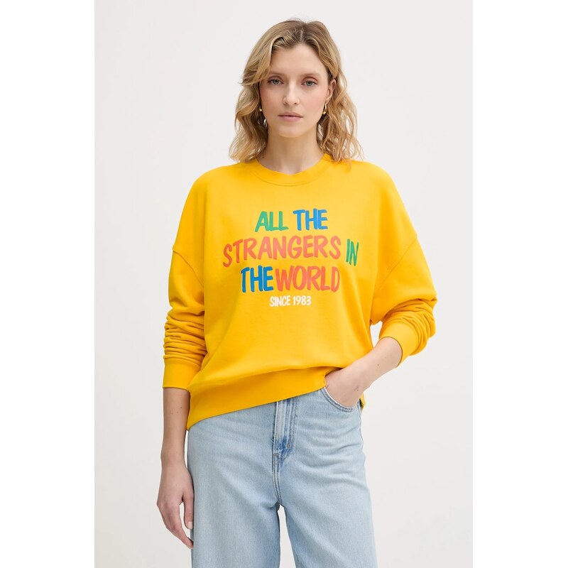 Bavlněná mikina United Colors of Benetton x Stranger Things 110433527