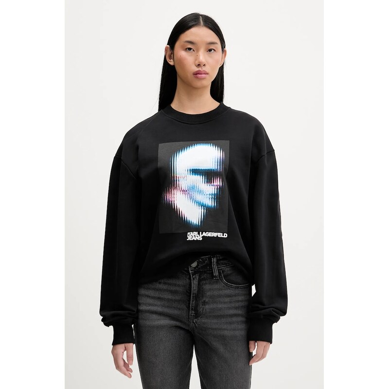 Karl Lagerfeld Jeans Bavlněná mikina Karl Lagerfeld Jeans