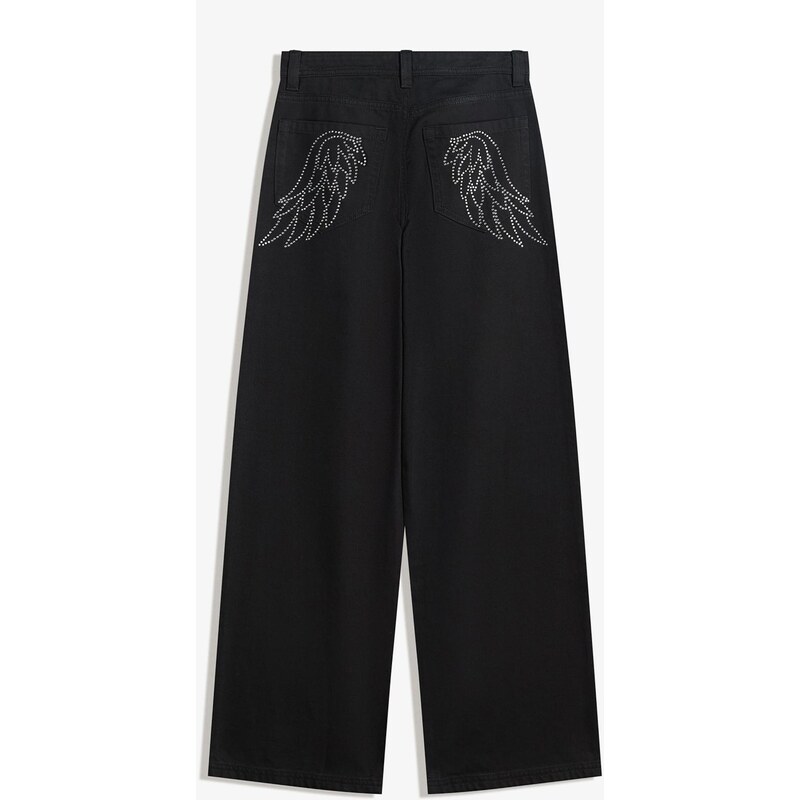 Bershka Džíny černá