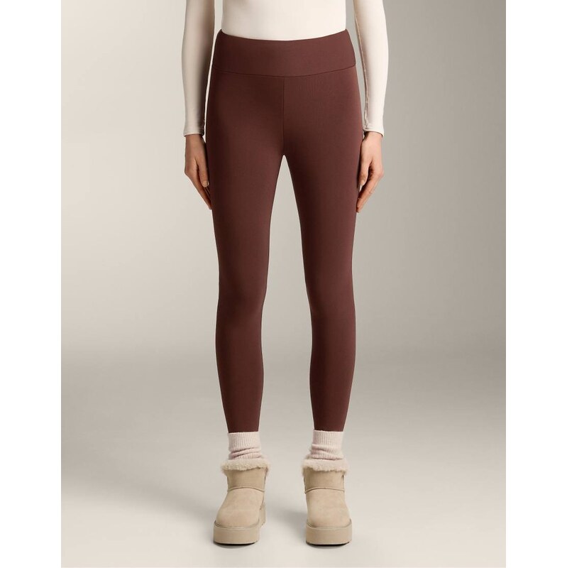 OYSHO Super-extra-warm seamless 70cm high-rise ankle-length leggings 110637245