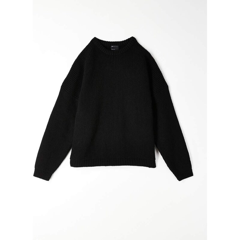 ASOS DESIGN super oversized boxy fit knitted fisherman rib