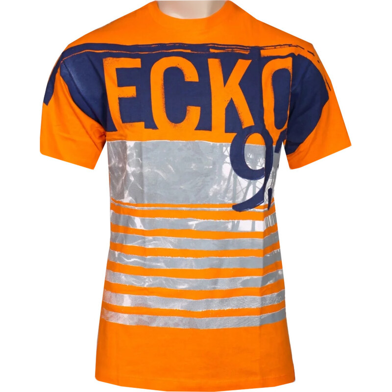Ecko Unltd Pánské Tričko Logo Iconic 93 STRIPES VELIKOST XS