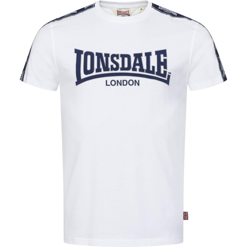 LONSDALE Tričko Vementry marine modrá / bílá