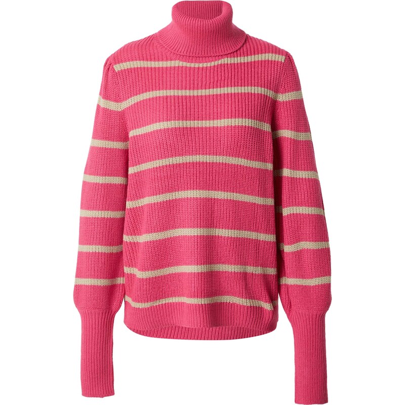 VILA Svetr VIJASSY starobéžová / magenta 110647417