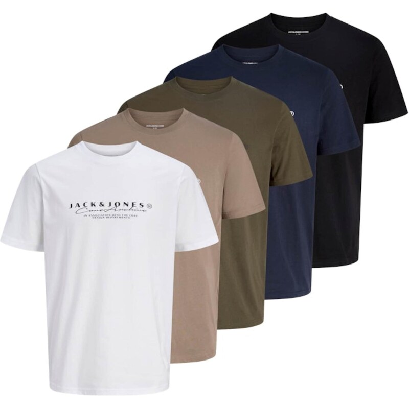 JACK & JONES Tričko JCOPOINT námořnická modř / brokátová /