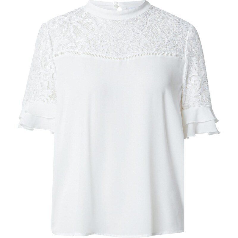 VILA Halenka VISHIMMER bílá