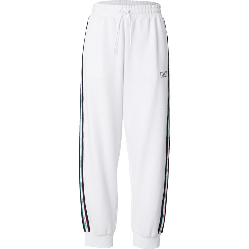 EA7 Emporio Armani Kalhoty zelená / červená / černá / bílá
