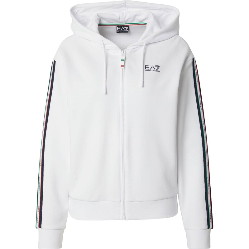 EA7 Emporio Armani Mikina námořnická modř / světle zelená /