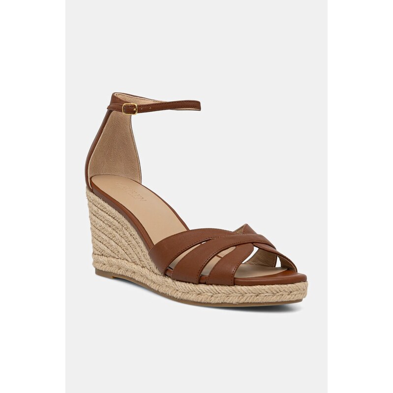 Kožené espadrilky Lauren Ralph Lauren Nellie 110751422