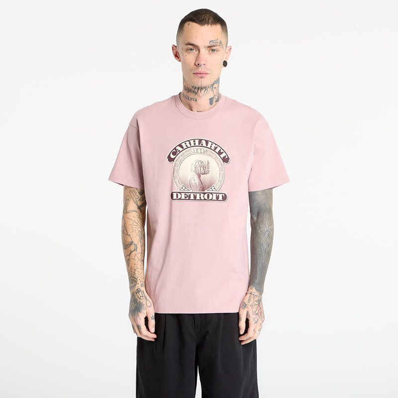 Tričko Carhartt WIP S/S Cold World T-Shirt UNISEX Glassy Pink S