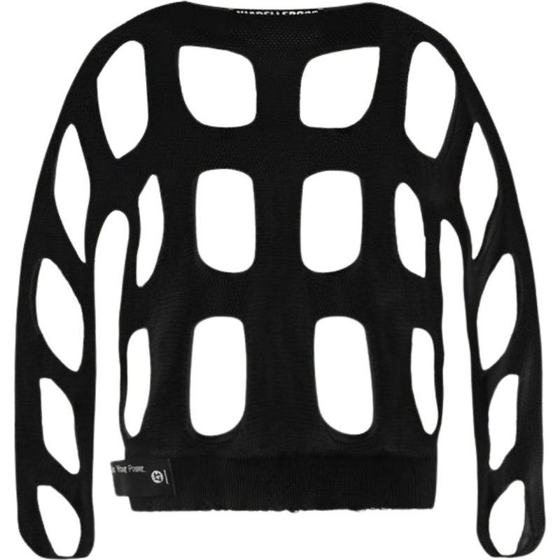 #VDR Cut-out Black sveter 110669344