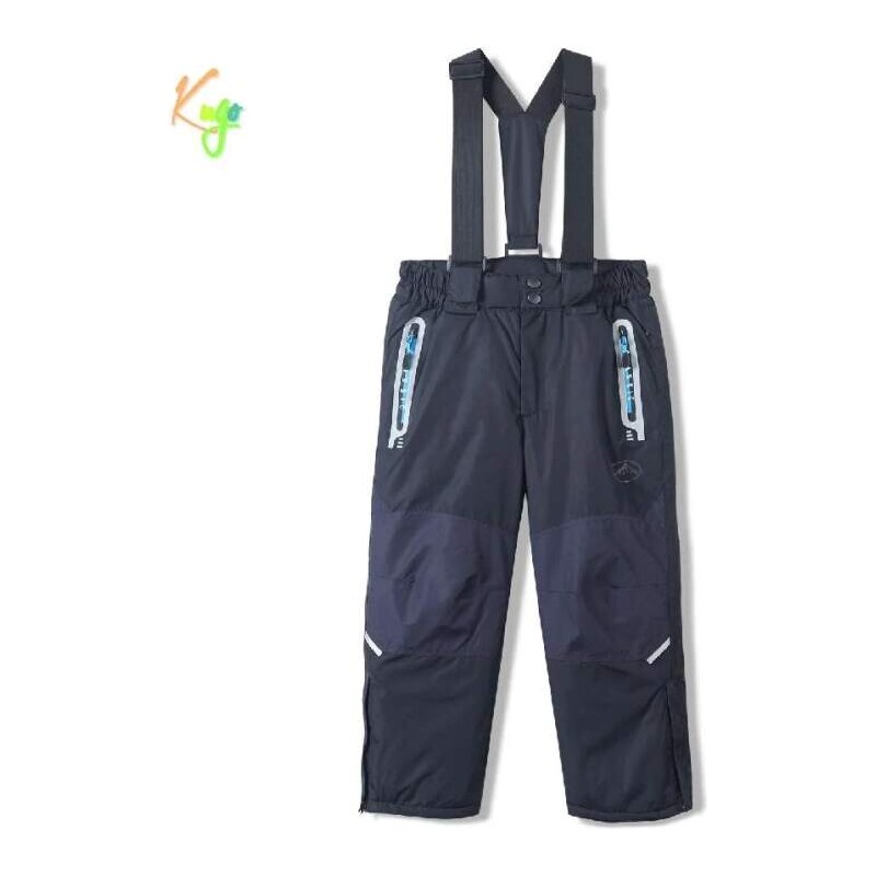 Dětské lyžařské kalhoty Kugo DK5235 černé, vel. 98