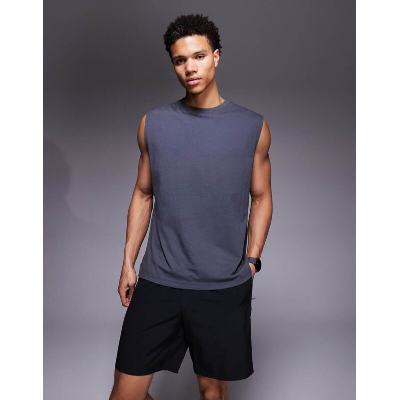 4505 Icon oversized cotton pump training tank with quick dry finish in 115517236