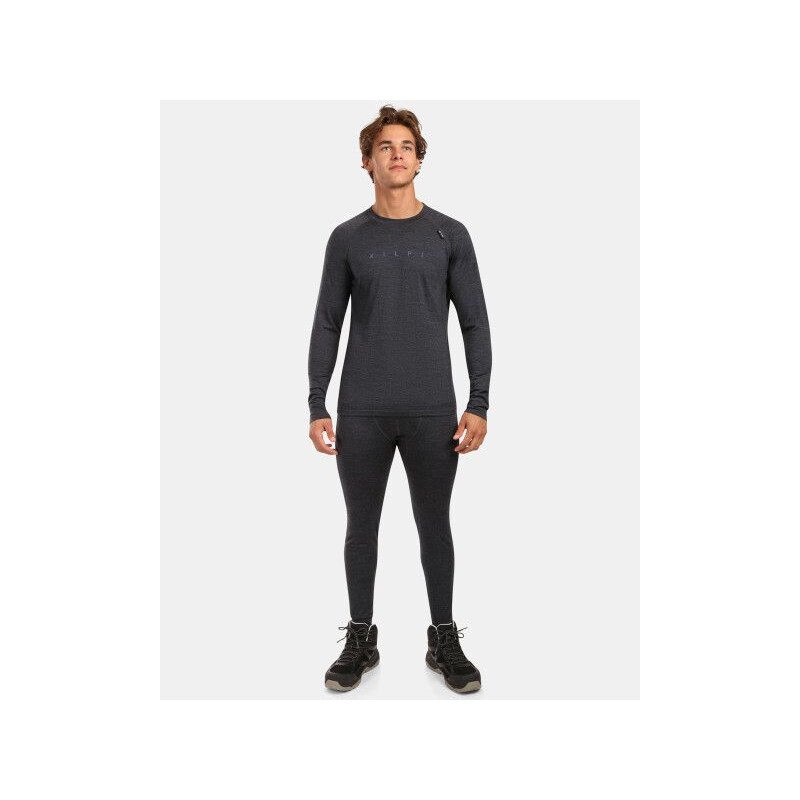Pánské termo triko z MERINO WOOL s dlouhým rukávem Kilpi MAVORA