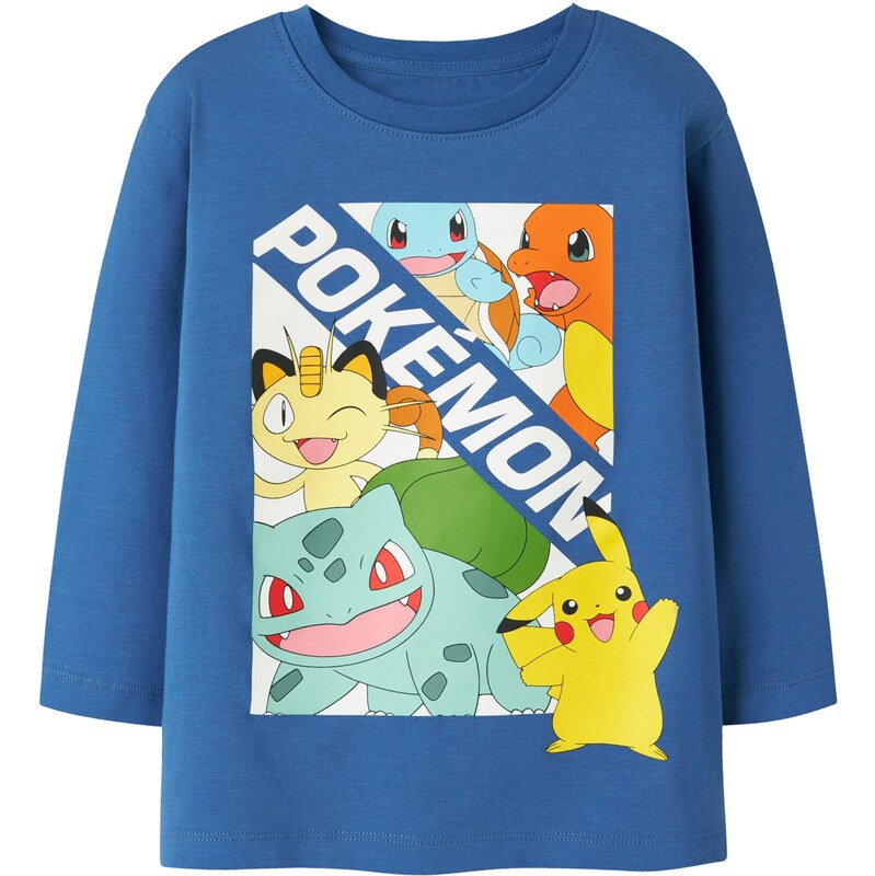 NAME IT Tričko NMMJUICE POKEMON modrá / žlutá / oranžová / bílá