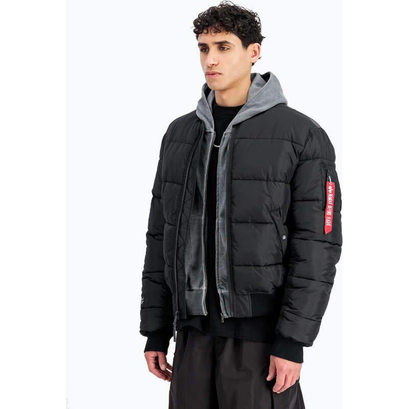 Pánská zateplená bunda Alpha Industries MA-1 Logo Puffer Bomber