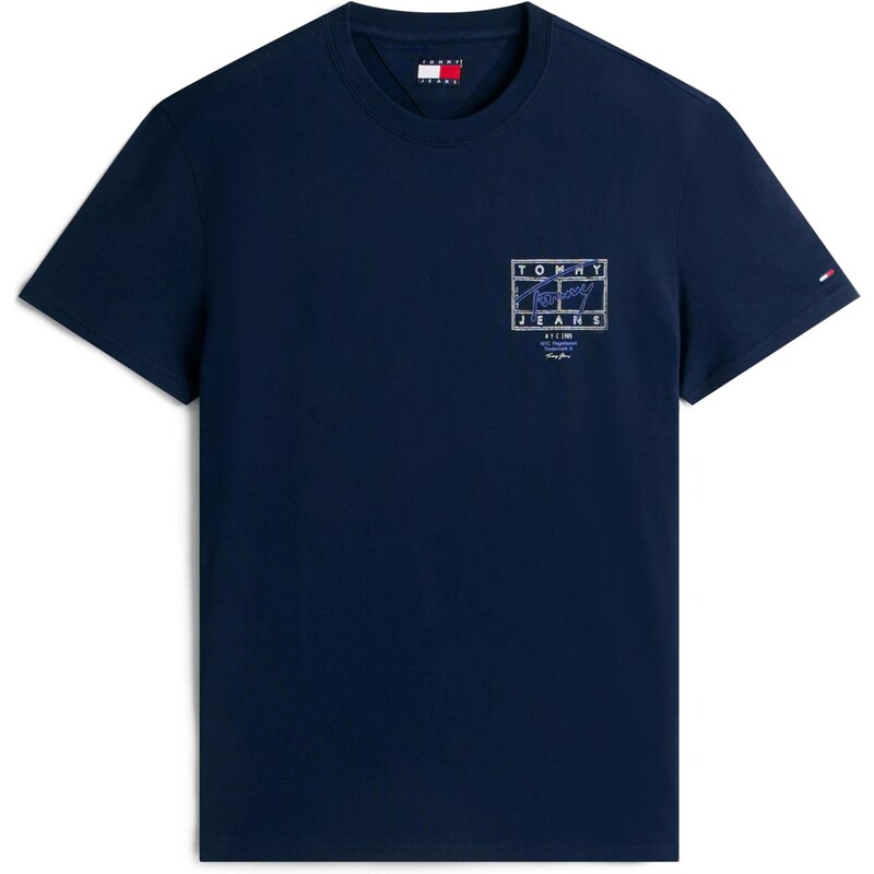 Tommy Jeans Tričko marine modrá