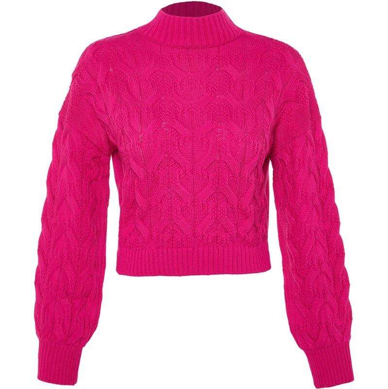 Trendyol Svetr fuchsiová 110675862