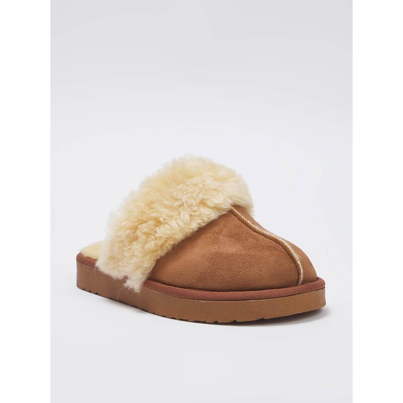 Trendyol Pantofle velbloudí 110675941