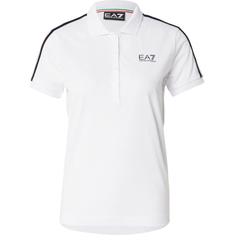 EA7 Emporio Armani Tričko marine modrá / bílá 110676221