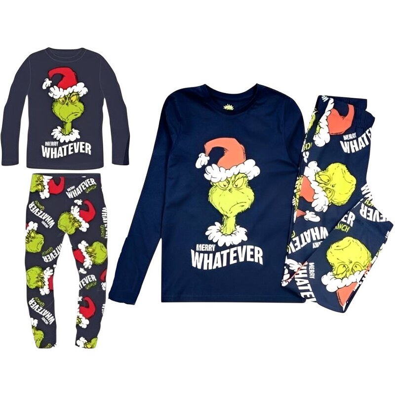 Ostatní GRINCH bavlněné pyžamo tmavě modré GR 52 04 023 110676885