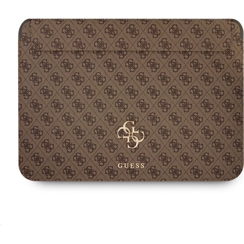 Rukáv Guess GUCS13G4GFBR 13" hnědý 4G Big Logo