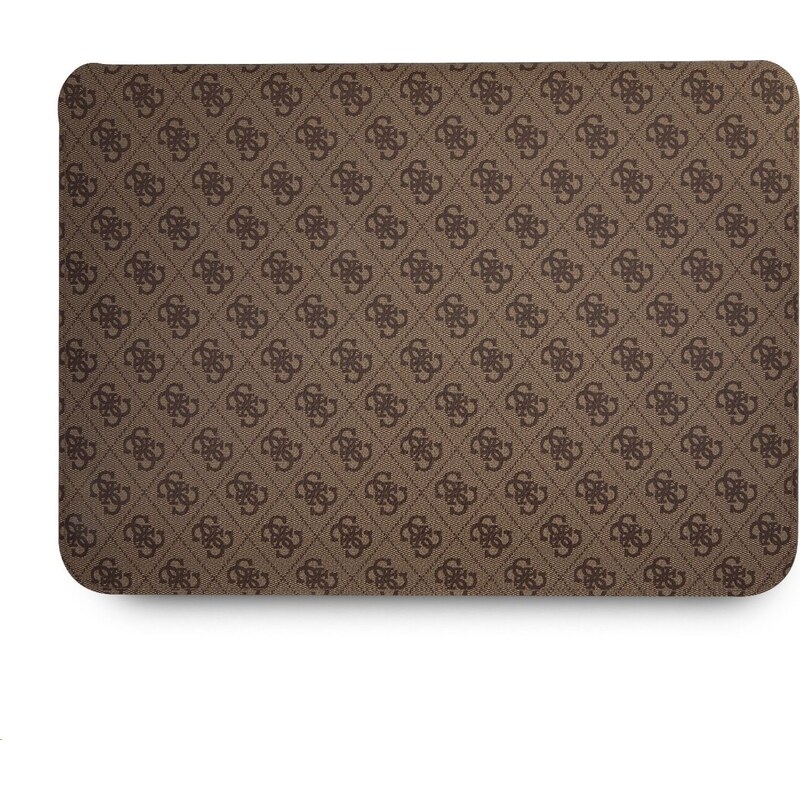 Rukáv Guess GUCS13G4GFBR 13" hnědý 4G Big Logo
