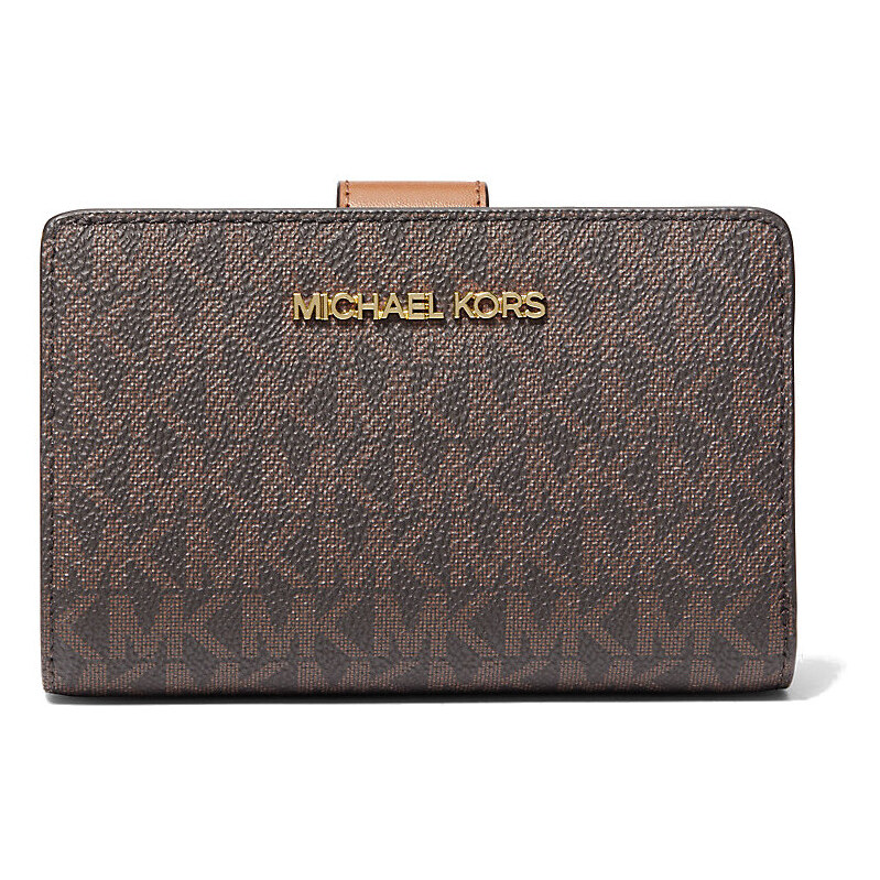 Michael Kors Medium Signature Logo Wallet Brown