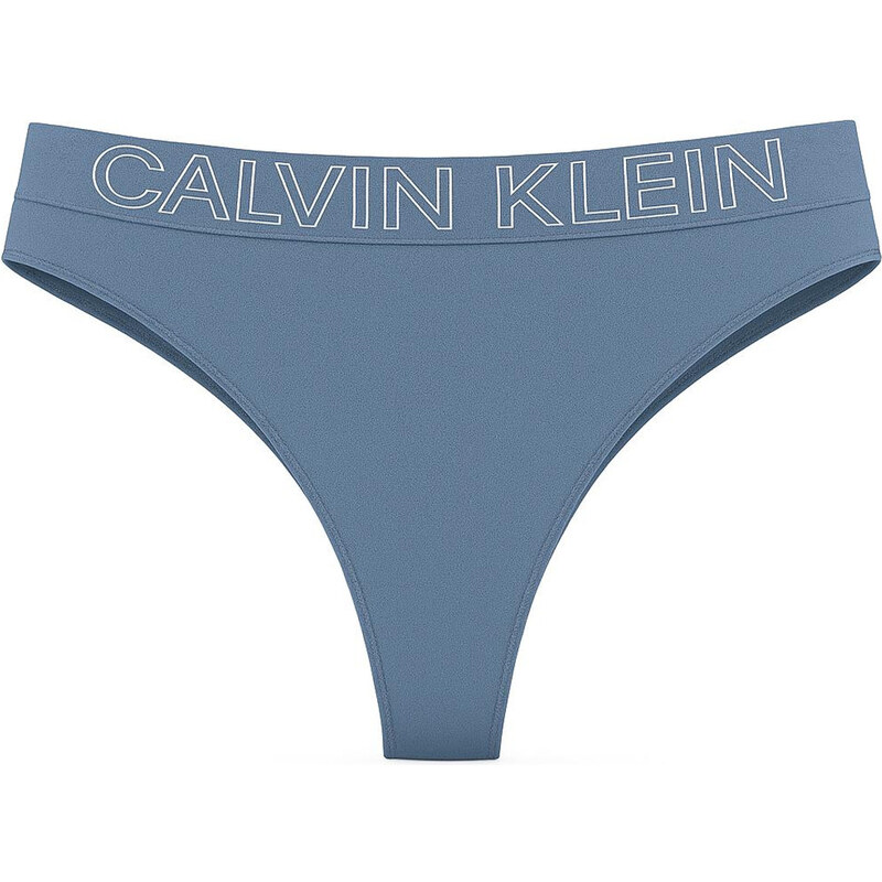 Calvin Klein secret Tanga kalhotky Thongs světlé modré VELIKOST