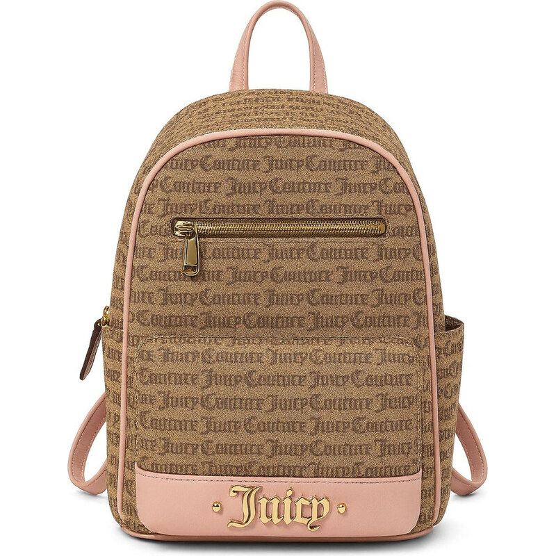 Juicy Couture Fashion Batoh – Hnědý / Pink Jacquard Design 108144235
