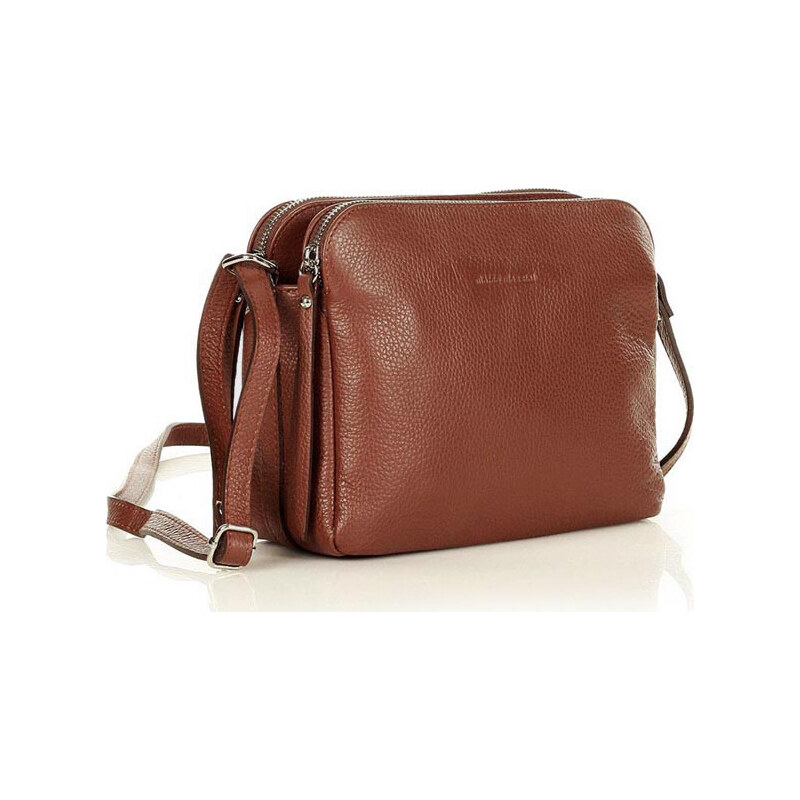 MARCO MAZZINI Hnědá dvoukomorová crossbody 85876789