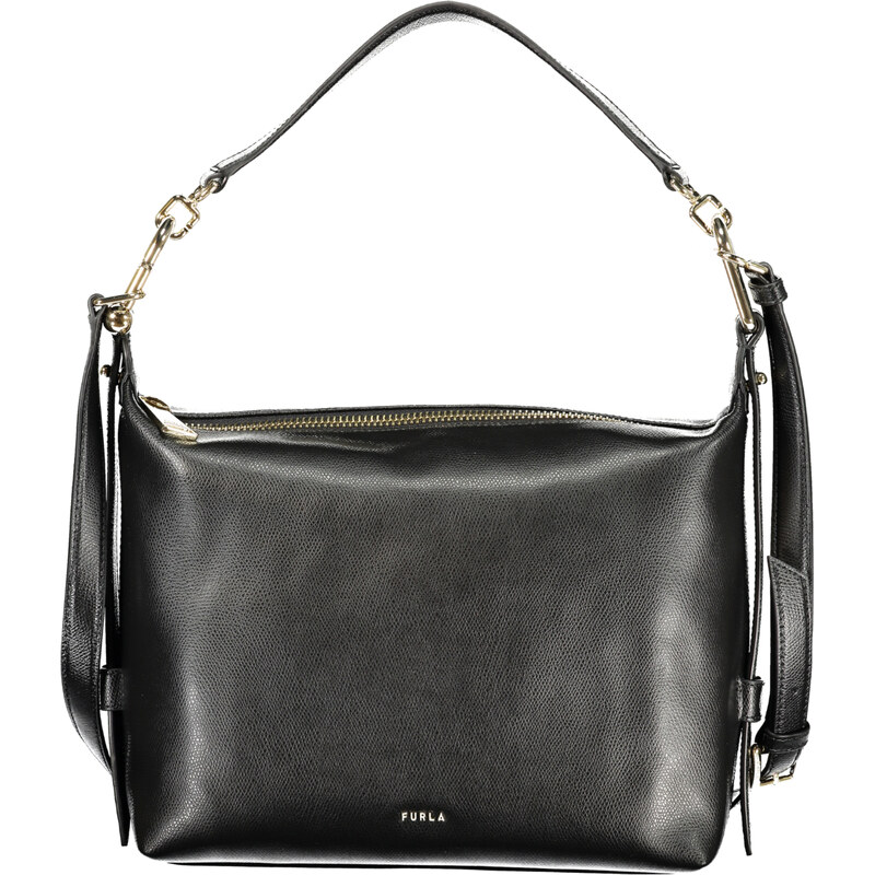 Furla Černá kožená kabelka přes rameno 110738800