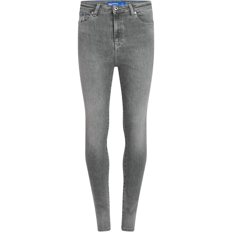 KARL LAGERFELD JEANS Džíny šedý melír