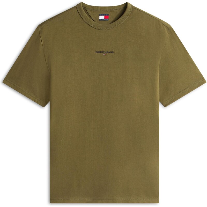 Tommy Jeans Tričko olivová