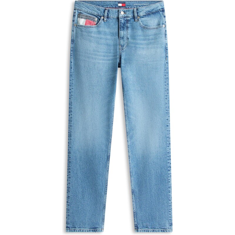 Tommy Jeans Džíny RYAN světlemodrá / červená / bílá