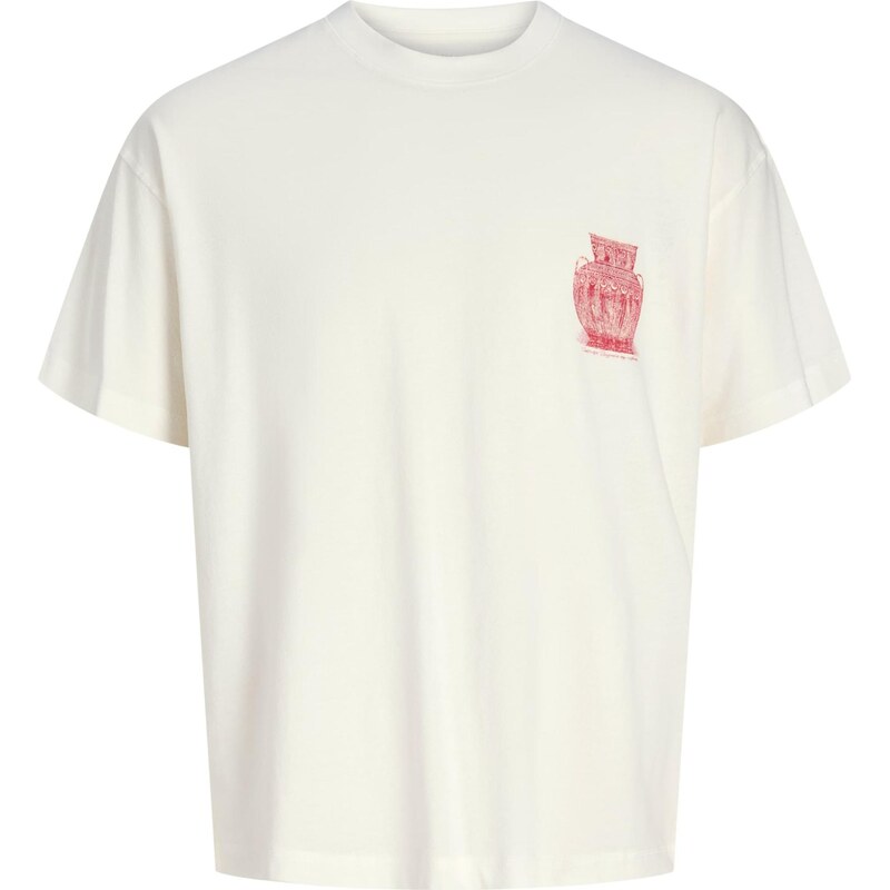 Jack & Jones Junior Tričko JORARGOS melounová / bílá