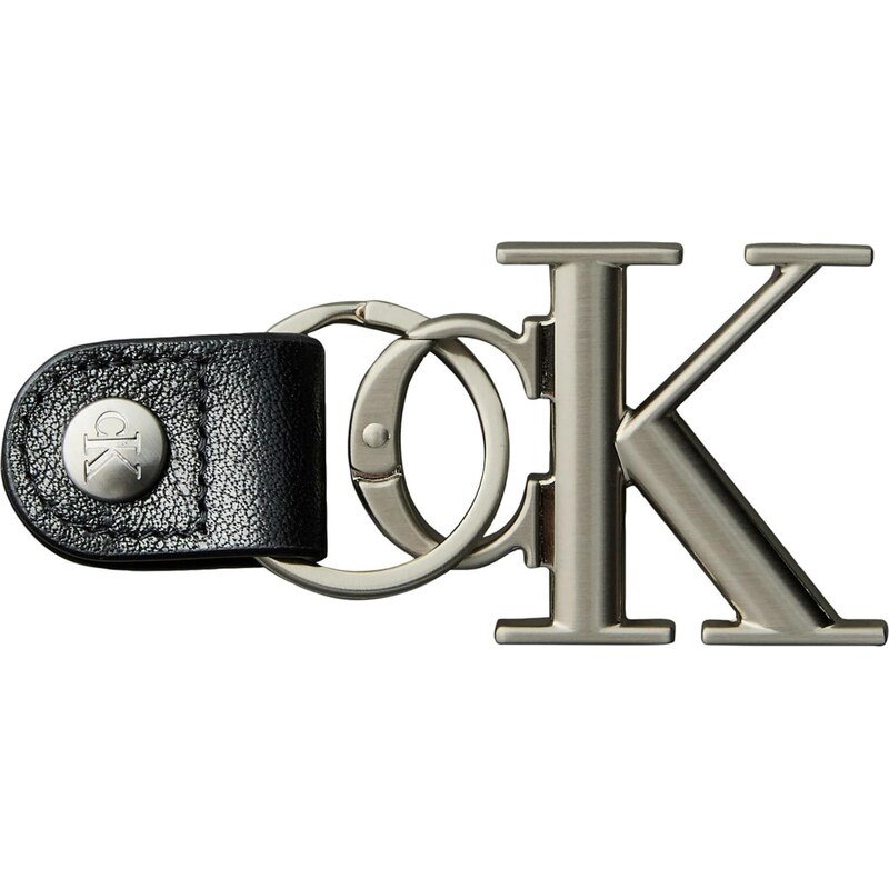 Calvin Klein Přívěsek na klíče Bold černá / stříbrná