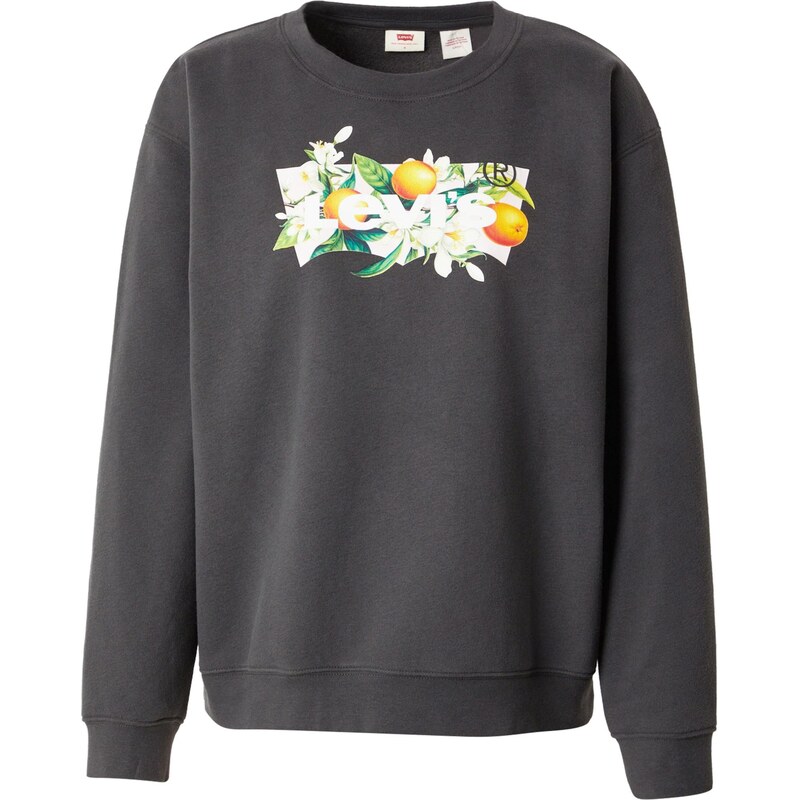 LEVIS  Mikina Graphic Everyday Crewneck Sweatshirt antracitová /