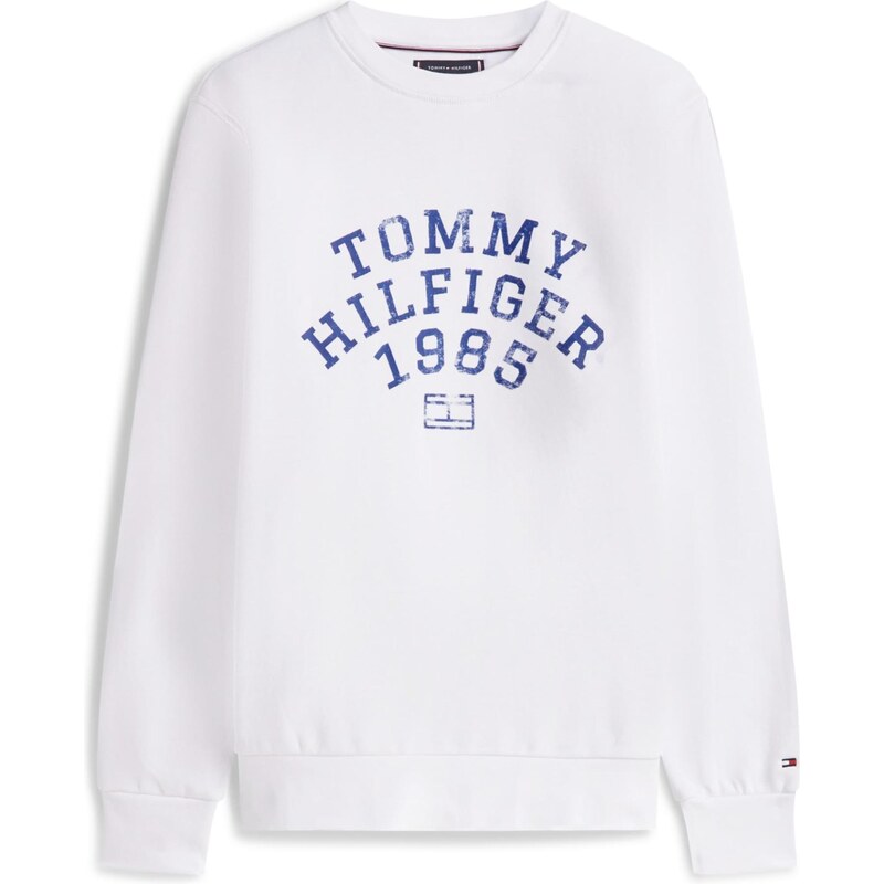 TOMMY HILFIGER Mikina modrá / bílá
