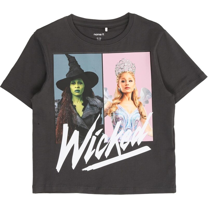 NAME IT Tričko NKFNORI WICKED opálová / růžová / černá / bílá